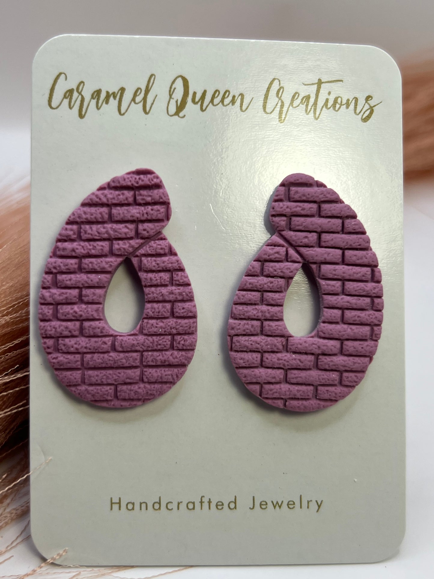 Purple brick layered studs