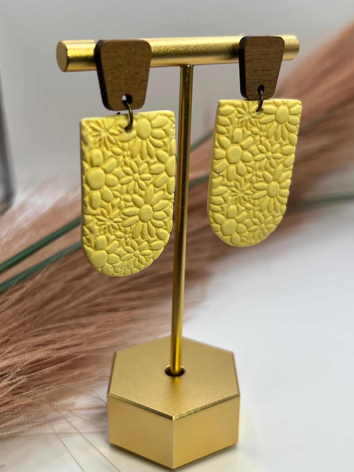 Yellow flower dangles