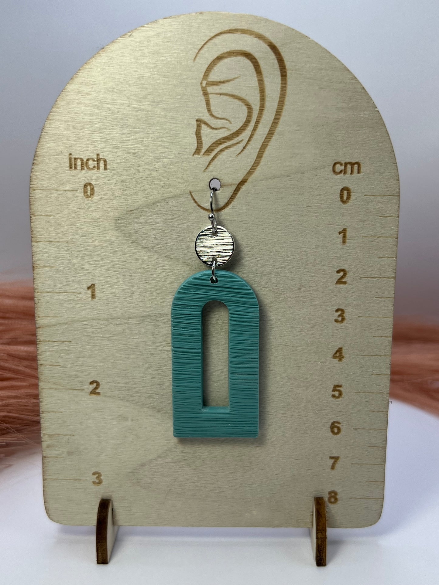 Turquoise arched dangles
