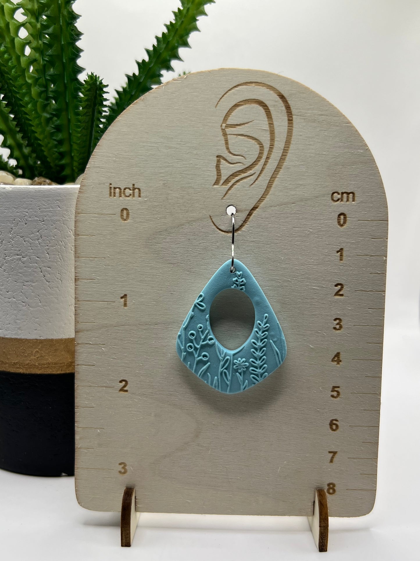 Pastel floral dangles