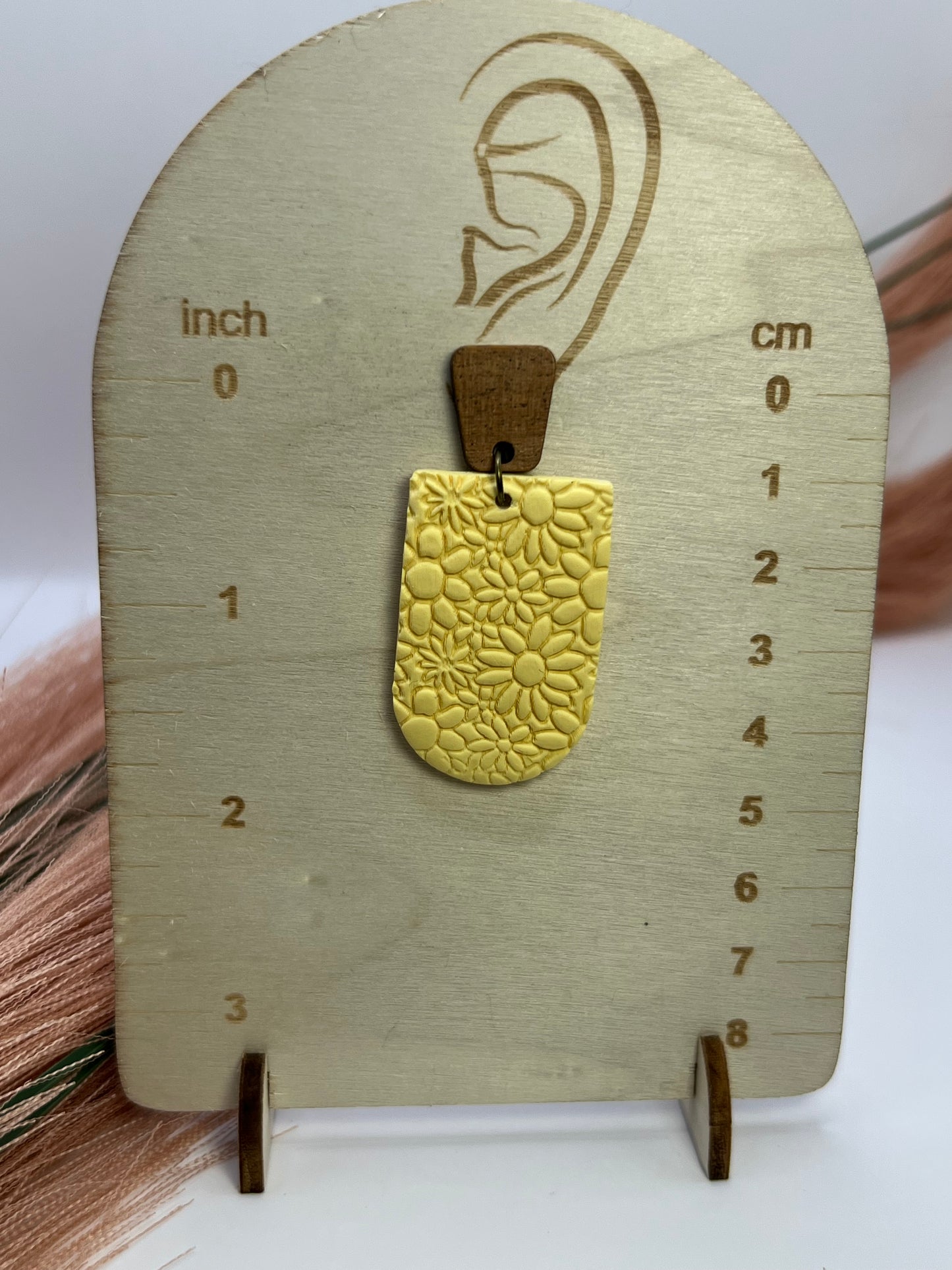 Yellow flower dangles
