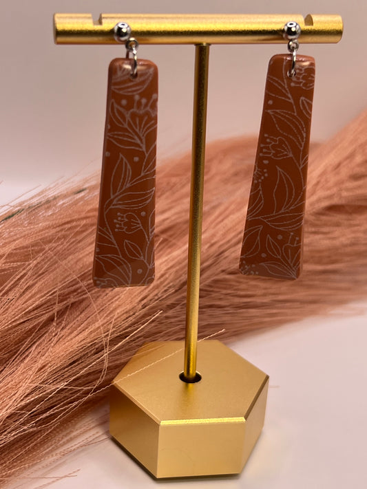 Elongated floral dangles