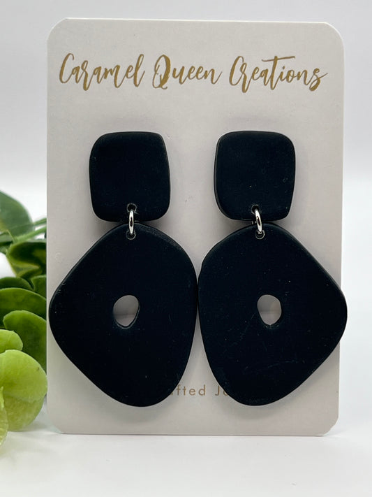Black boho dangles