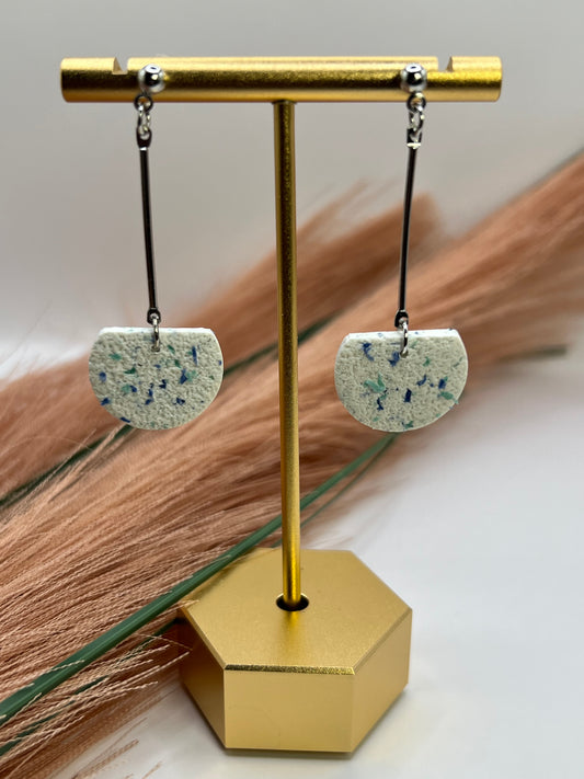 Long confetti dangles