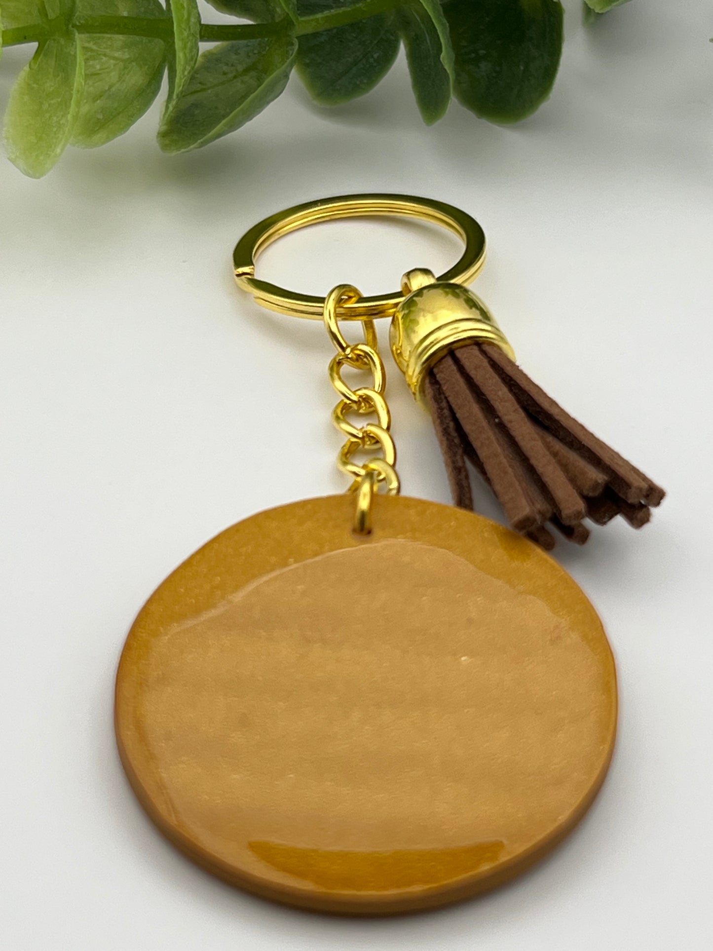 Brown Inspirational keychain