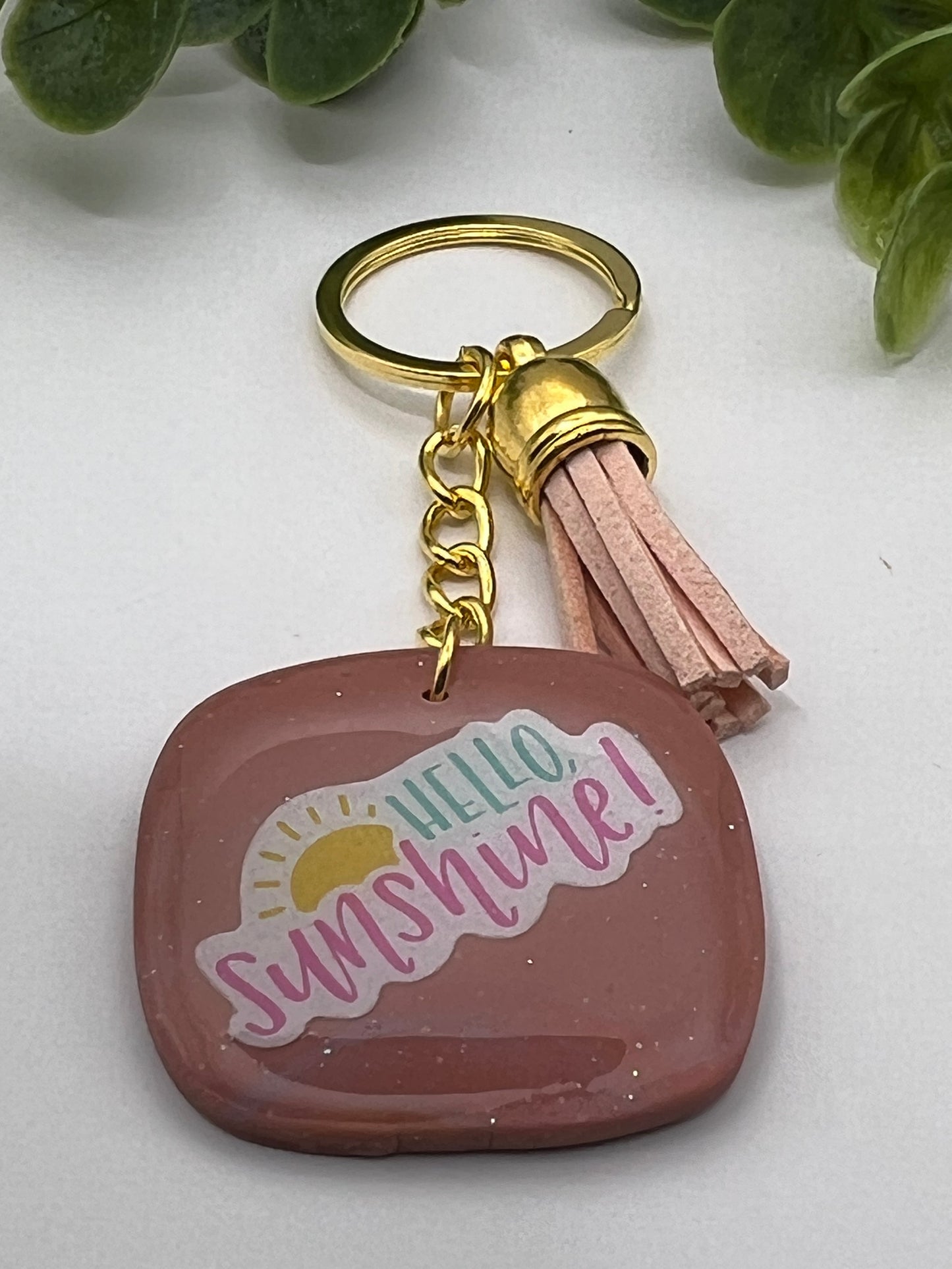 “Hello Sunshine” keychain