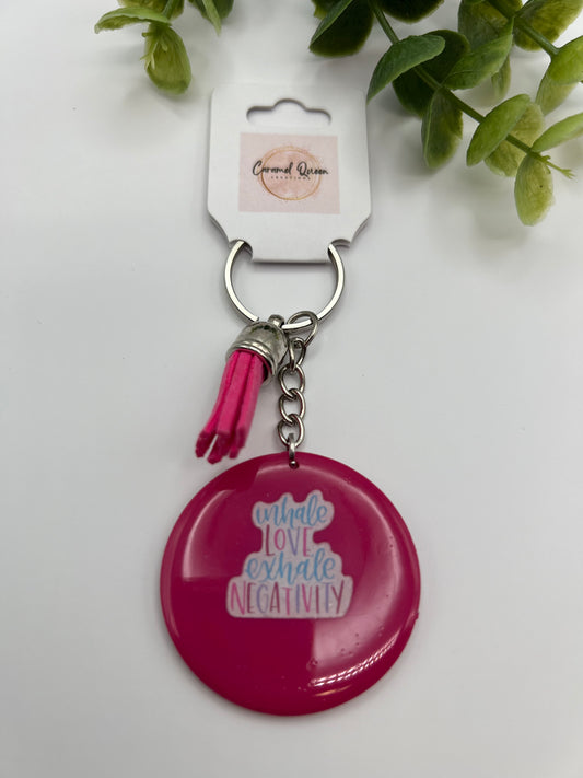 “Inhale” keychain