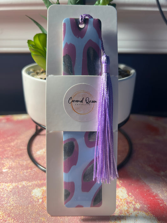 Purple abstract bookmark