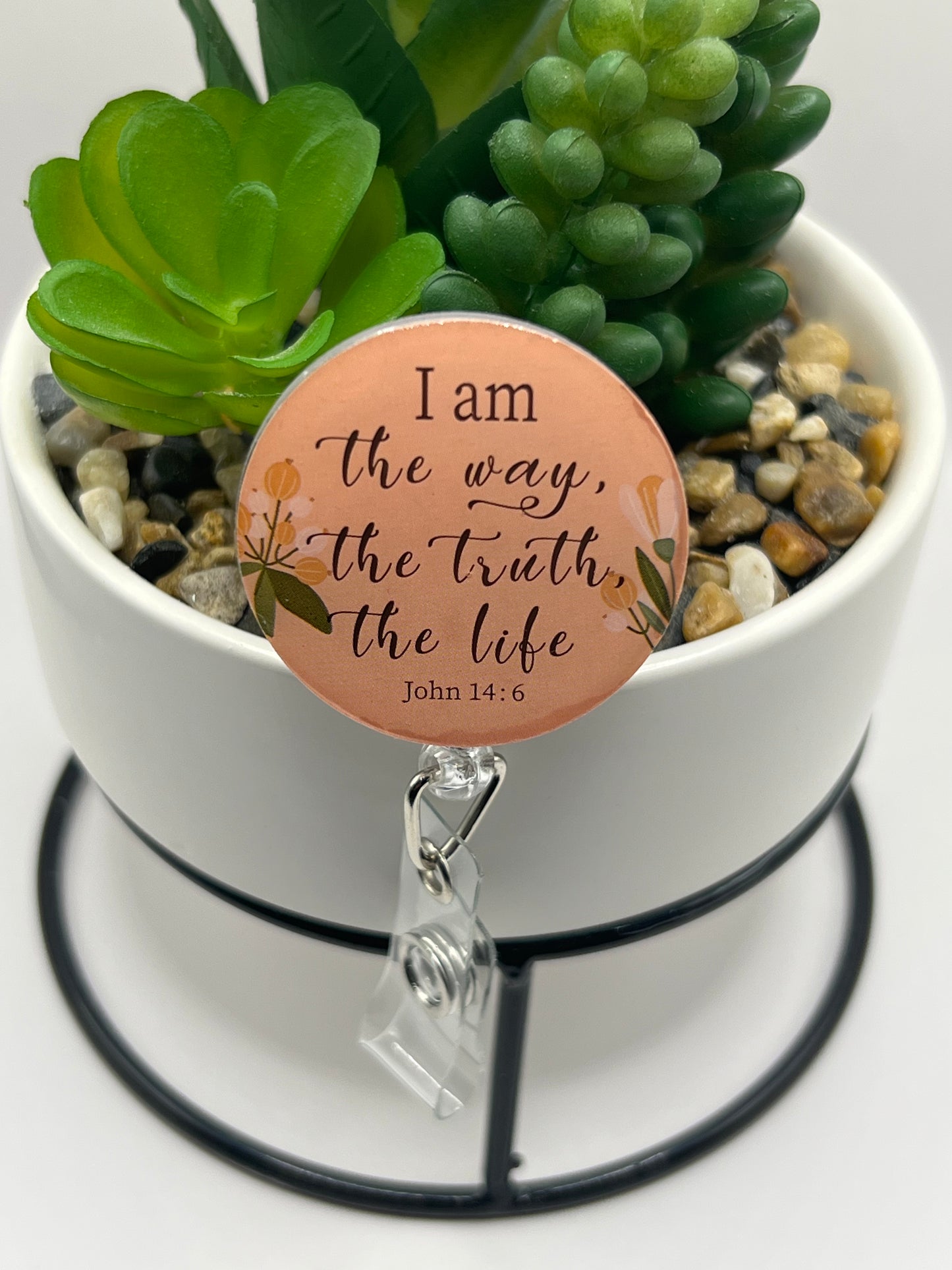 “I am the way” badge reel