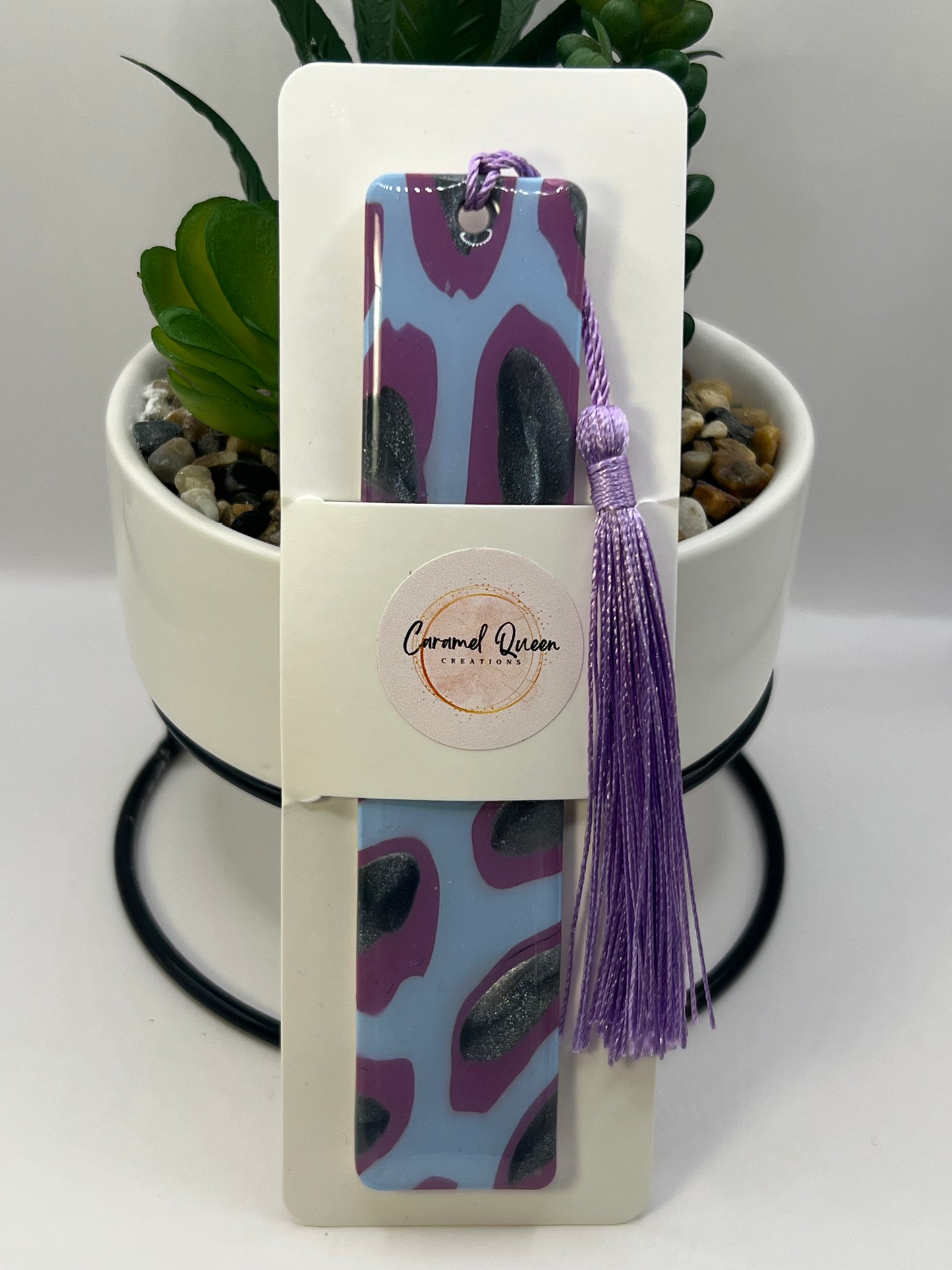 Purple abstract bookmark