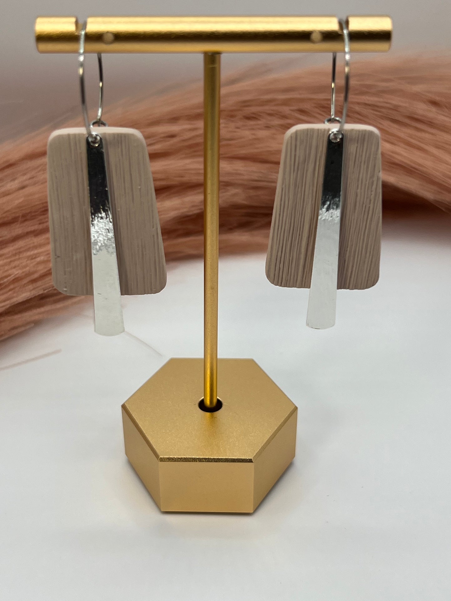 Latte hooped dangles